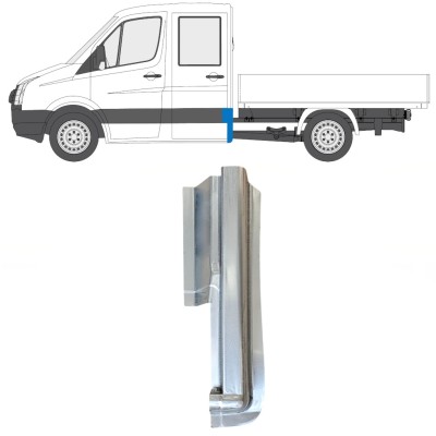Reparationspanel til bageste hjørne til Volkswagen Crafter 2005-2017 / Højre 15509