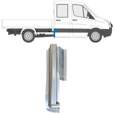 Reparationspanel til bageste hjørne til Volkswagen Crafter 2005-2017 / Højre 15508