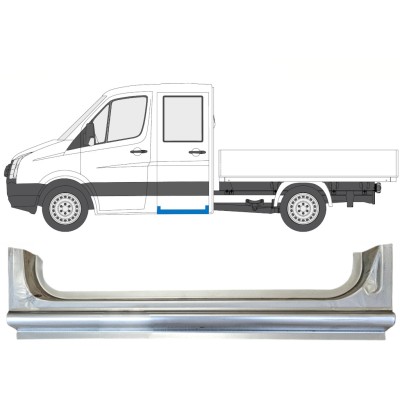 Bagerste reparationsdørpanel til Volkswagen Crafter 2005-2017 / Venstre 15519