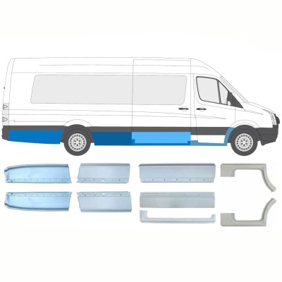 Reparationspanel sæt til Volkswagen Crafter 2005-2017 / Venstre+Højre / 14495