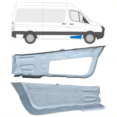 Dørtrin panel til Volkswagen Crafter 2005-2017 / Venstre+Højre / Sæt 14104