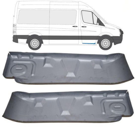 Indstigningspanel til reparation til Volkswagen Crafter 2005-2017 / Venstre+Højre / Sæt 15544