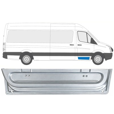 Reparationsplade dør foran indre til Volkswagen Crafter 2005-2017 / Højre 17056