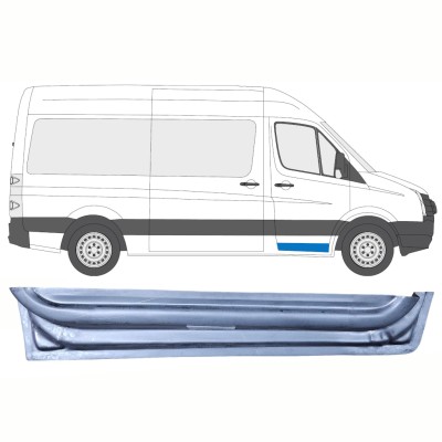 Reparationsplade dør foran indre til Volkswagen Crafter 2005-2017 / Højre 17056