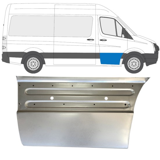 Reparationsplade dør foran til Volkswagen Crafter 2005-2017 / Højre 15494