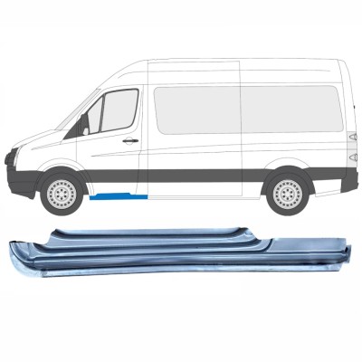 Reparationsdel til forreste dørtrin til Volkswagen Crafter 2005-2017 / Venstre 13971
