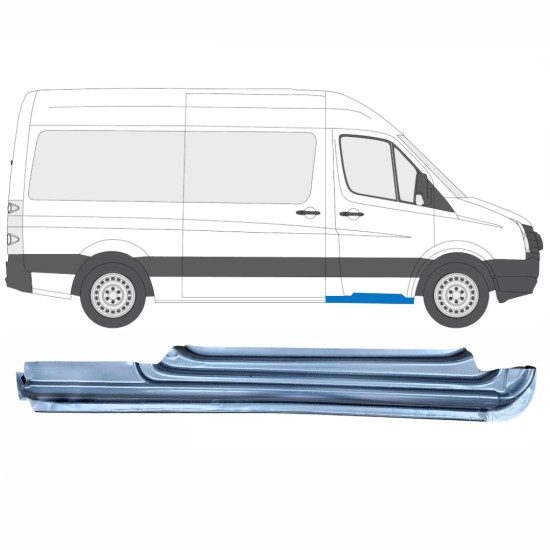 Reparationsdel til forreste dørtrin til Volkswagen Crafter 2005-2017 / Højre 13970