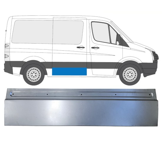 Reparationsplade til skydedør til Volkswagen Crafter 2005-2017 / Højre 17311