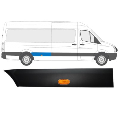 Stødliste til bagskærm med lampe til Volkswagen Crafter 2005-2017 / Højre / Sæt 13993
