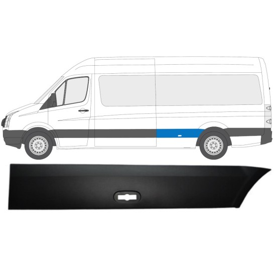 Pynteliste til bagskærm til Volkswagen Crafter 2005-2017 / Venstre 13827