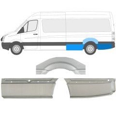 Bagskærm reparationspanel til Volkswagen Crafter 2005-2017 / Venstre / Sæt 13944