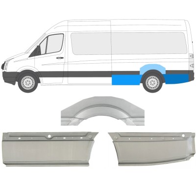 Bagskærm reparationspanel til Volkswagen Crafter 2005-2017 / Venstre / Sæt 13944
