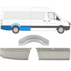 Bagskærm reparationspanel til Volkswagen Crafter 2005-2017 / Højre / Sæt 13943