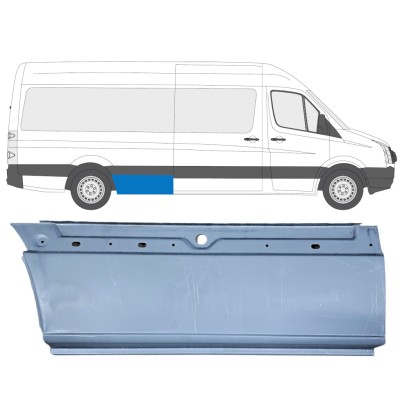 Bagskærm reparationspanel til Volkswagen Crafter 2005-2017 / Højre 13452