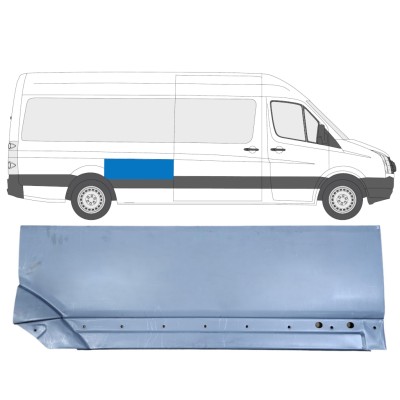 Bagskærm reparationspanel til Volkswagen Crafter 2005-2017 / Højre 15521