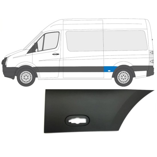 Pynteliste til bagskærm til Volkswagen Crafter 2005-2017 / Venstre 13823