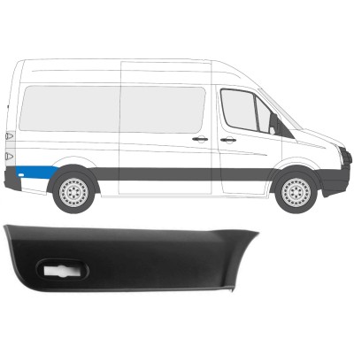 Stødliste til bagskærm bag hjulet til Volkswagen Crafter 2005-2017 / Højre 13691