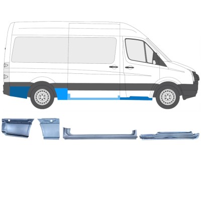 Reparationspanel sæt til Volkswagen Crafter 2005-2017 / Højre / 14502