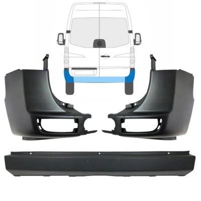 Bagkofanger til Volkswagen Crafter 2005-2017 / Sæt 15554