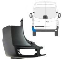 Hjørne af bageste stødfanger til Volkswagen Crafter 2005-2017 / Venstre 15547