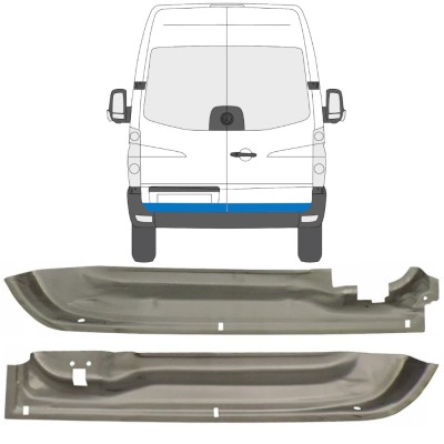 Reparationsplade til bagdør til Volkswagen Crafter 2005-2017 / Venstre+Højre / Sæt 14023