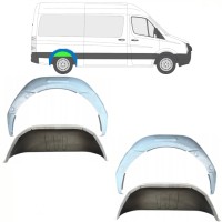 Bag hjulkasse indvendig reparationsplade til Volkswagen Crafter 2005-2017 / Sæt 14498