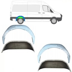 Bag hjulkasse indvendig reparationsplade til Volkswagen Crafter 2005-2017 / Sæt 14498
