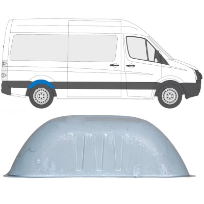 Bagerste hjulkasse til Volkswagen Crafter 2005-2017 / Venstre = Højre (symmetrisk) 13612