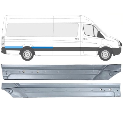 Bagskærm reparationspanel til Volkswagen Crafter 2005-2017 / Højre / Sæt 14499