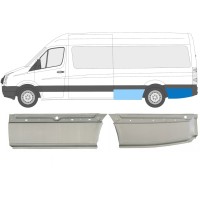Bagskærm reparationspanel til Volkswagen Crafter 2005-2017 / Venstre / Sæt 14127