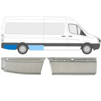 Bagskærm reparationspanel til Volkswagen Crafter 2005-2017 / Højre / Sæt 14128