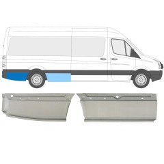 Bagskærm reparationspanel til Volkswagen Crafter 2005-2017 / Højre / Sæt 14128