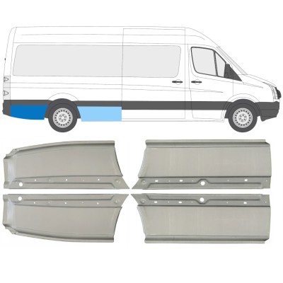 Bagskærm reparationspanel til Volkswagen Crafter 2005-2017 / Sæt 14486