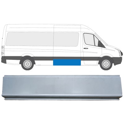 Sideplade udvendig + ydre til Volkswagen Crafter 2005-2017 / Venstre = Højre (symmetrisk) 13972