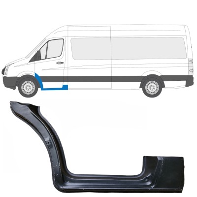 Reparationsdel til forreste dørtrin til Volkswagen Crafter 2005-2017 / Venstre 13449
