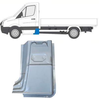 Reparationspanel til bageste hjørne til Volkswagen Crafter 2005-2017 / Venstre 15503