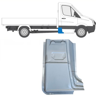 Reparationspanel til bageste hjørne til Volkswagen Crafter 2005-2017 / Højre 15502