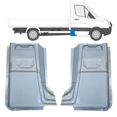Reparationspanel til bageste hjørne til Volkswagen Crafter 2005-2017 / Venstre+Højre / Sæt 15504
