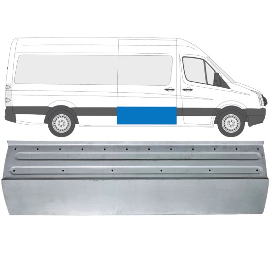 Reparationsplade til skydedør til Volkswagen Crafter 2005-2017 / Højre 14315