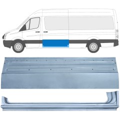 Reparationspanel skydedør + dørpanel til Volkswagen Crafter 2005-2017 / Venstre / Sæt 14318