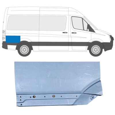 Bagskærm reparationspanel til Volkswagen Crafter 2005-2017 / Højre 14201