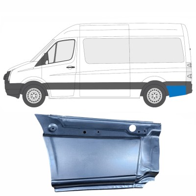 Bagskærm reparationspanel til Volkswagen Crafter 2005-2017 / Venstre 13447