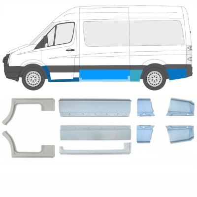 Reparationspanel sæt til Volkswagen Crafter 2005-2017 / Venstre+Højre / 14471