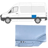 Bagskærm reparationspanel til Volkswagen Crafter 2005-2017 / Venstre 14200