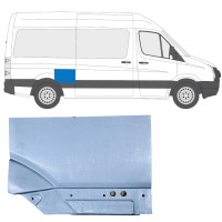 Bagskærm reparationspanel til Volkswagen Crafter 2005-2017 / Højre 14199