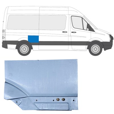 Bagskærm reparationspanel til Volkswagen Crafter 2005-2017 / Højre 14199