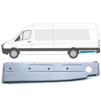 Indre reparationsplade til bagskærm til Volkswagen Crafter 2005-2017 / Venstre 14376