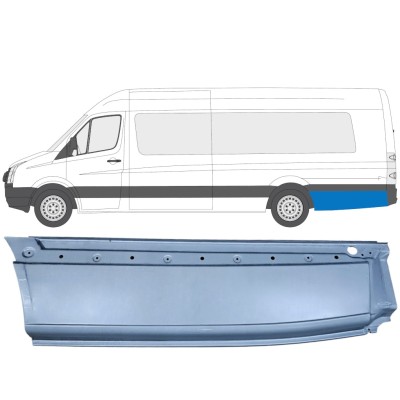 Bagskærm reparationspanel til Volkswagen Crafter 2005-2017 / Venstre 13431
