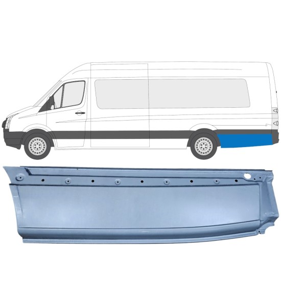 Bagskærm reparationspanel til Volkswagen Crafter 2005-2017 / Venstre 13431