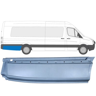 Bagskærm reparationspanel til Volkswagen Crafter 2005-2017 / Højre 13512